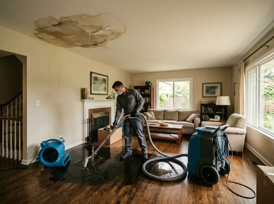 attic-pipe-burst-ceiling-drip-008 — frequently asked questions, Water Damage Restoration & Carpet Care in Sardis, MS